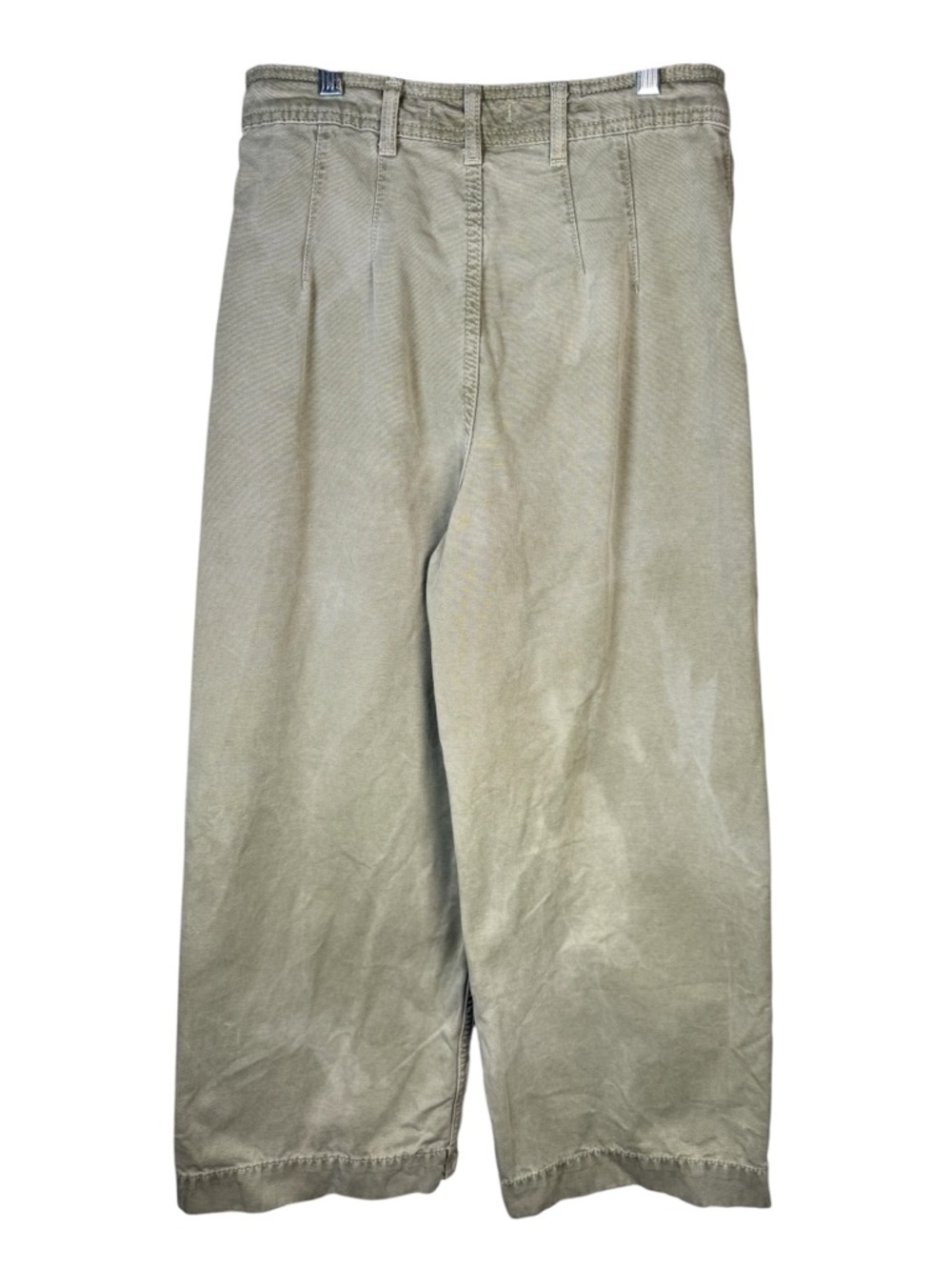 Free People We The Free Patti Wide Leg Crop Pants Green High Rise 28 - Picture 5 of 13